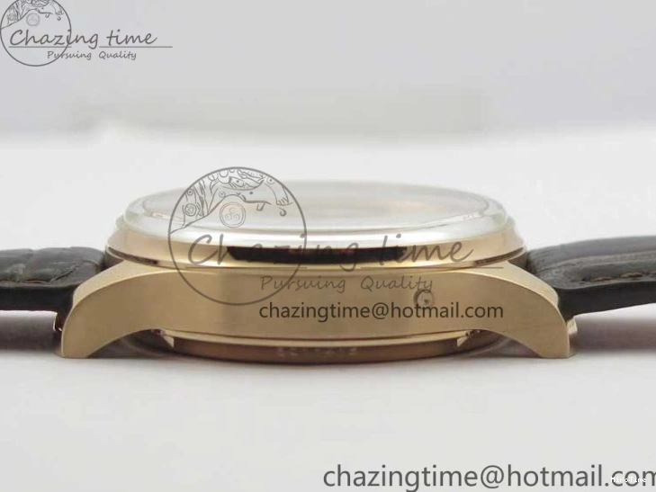 MIROTIME 0218 Compact Portugieser Perpetual Calendar IW503302 RG V9F 1:1 Best Edition White Dial on Brown Leather Strap A 7113